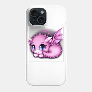 Cute Pink Baby Dragon Phone Case