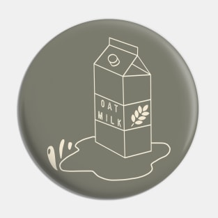 Oat Milk Splash Pin