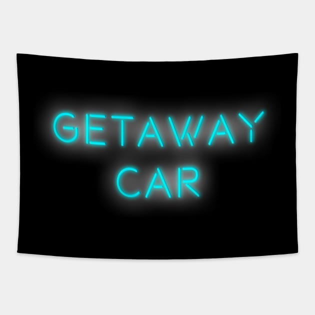 Getaway Car Tapestry by jeffrick