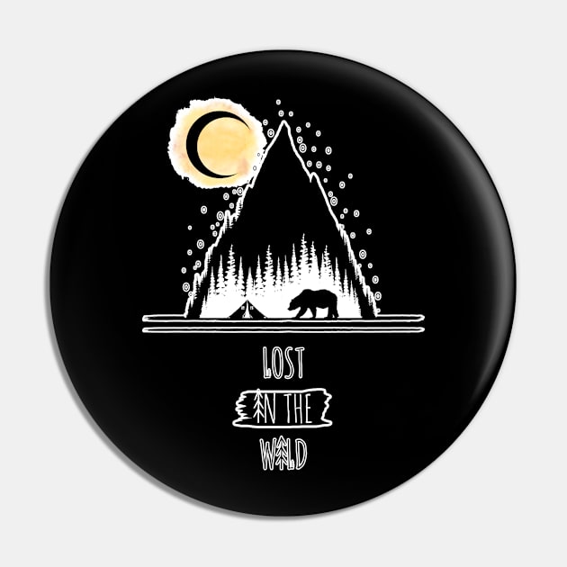 Lost In The WIld Pin by Bongonation