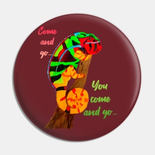 Karma Chameleon Pin