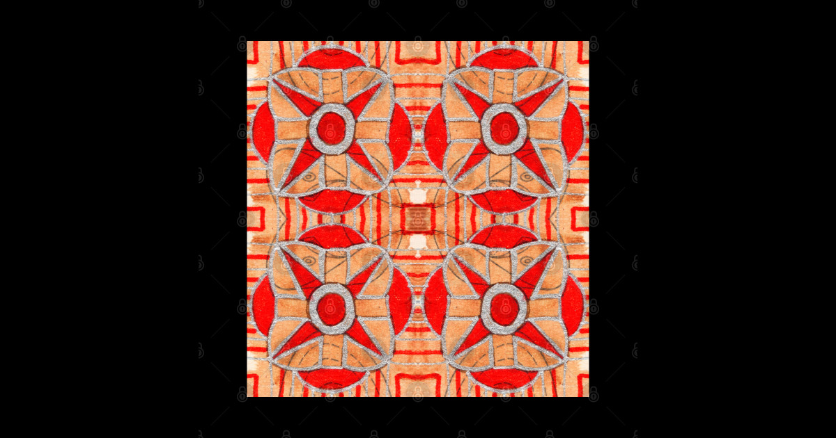 Abstract geometric pattern - Geometric Patterns - Sticker | TeePublic