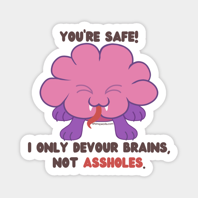 You're Safe! Intellect Devourer // D20 Magnet by whimsyworks