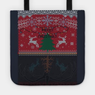 Stranger Things Christmas in the Upside Down Tote