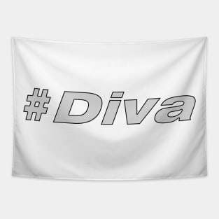 Hashtag Diva Tapestry