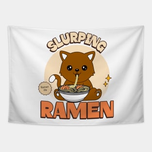 RAMEN Life Slurping Ramen Noodles Tapestry