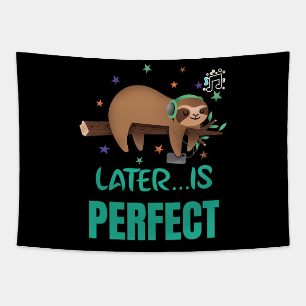 Lazy sloth,lazy days,sleeping all day is amazing. Tapestry by MoodsFree