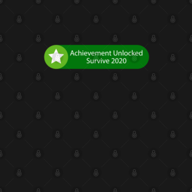 Discover I Survived 2020 Funny Gamer Achievement - I Survived 2020 - T-Shirt