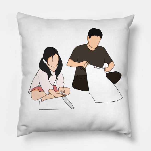 Moving Korean Drama Pillow by kart-box