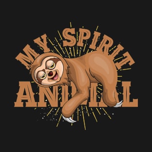 Sleepy Sloths Spirit Animal Sloth T-Shirt