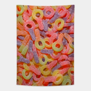 Sour Keys Candy Photograph Tapestry