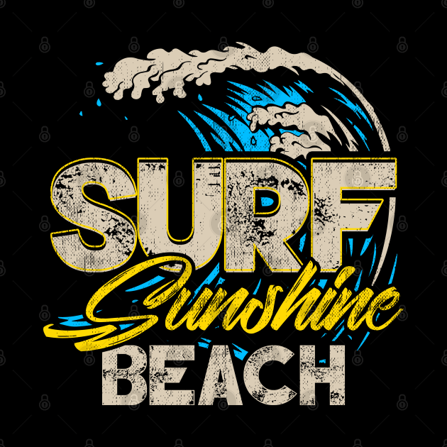 Surf Sunshine Beach by YouthfulGeezer