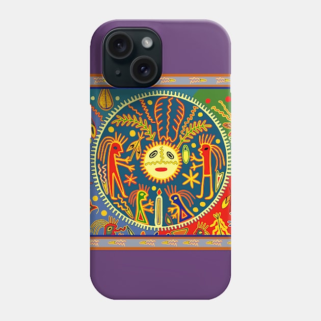 Southwest Tribal Shaman Del Sol Phone Case by Esprit-Mystique