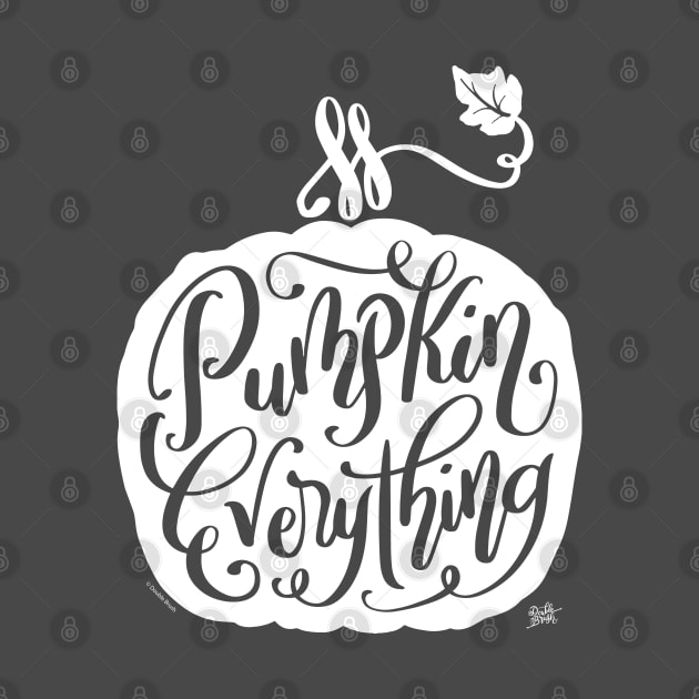 Pumpkin Everything Pretty White Ghost Pumpkin Graphic by DoubleBrush
