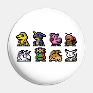 Digimon Adventure pixel Pin