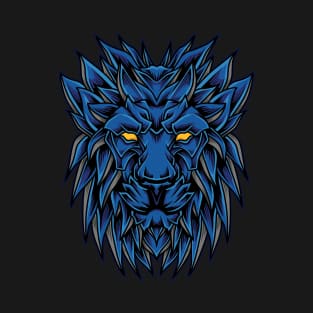 blue lion head T-Shirt