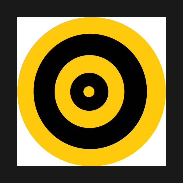 black and yellow circles by OmarZArtShop