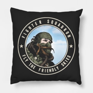 Fighter Squadron Black Pillow