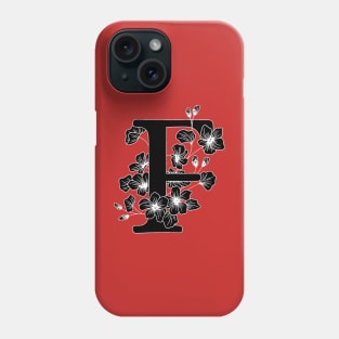 Beautiful letter f Phone Case