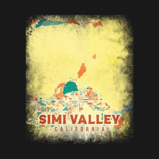 Simi Valley US map T-Shirt