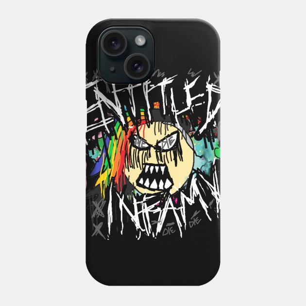 BAD AMY ''ENTITLED INFAMY'' Phone Case by KVLI3N