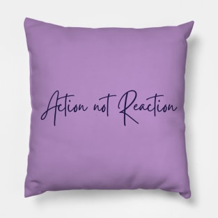 Action not Reaction | Tav Quote from BG3 Pillow