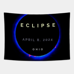 Solar Eclipse Totality Ohio April 8 2024 Tapestry