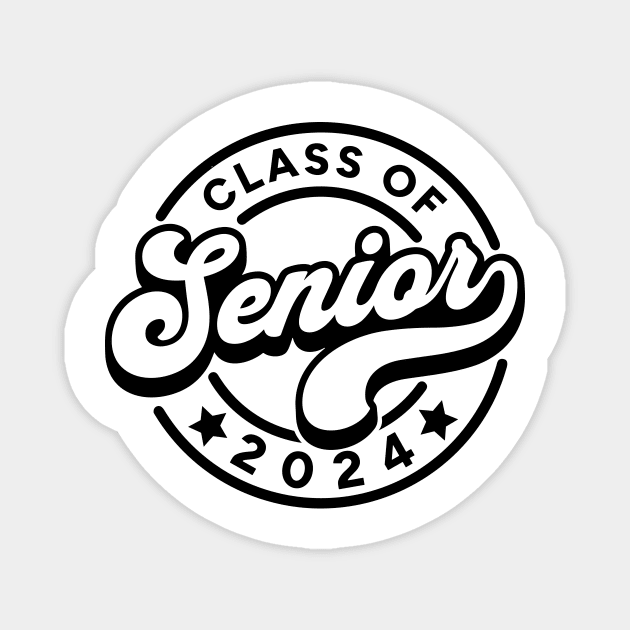 Class of 2024 Senior Magnet by Darksavage