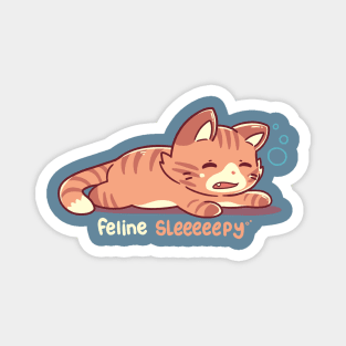 Feline Sleepy Magnet