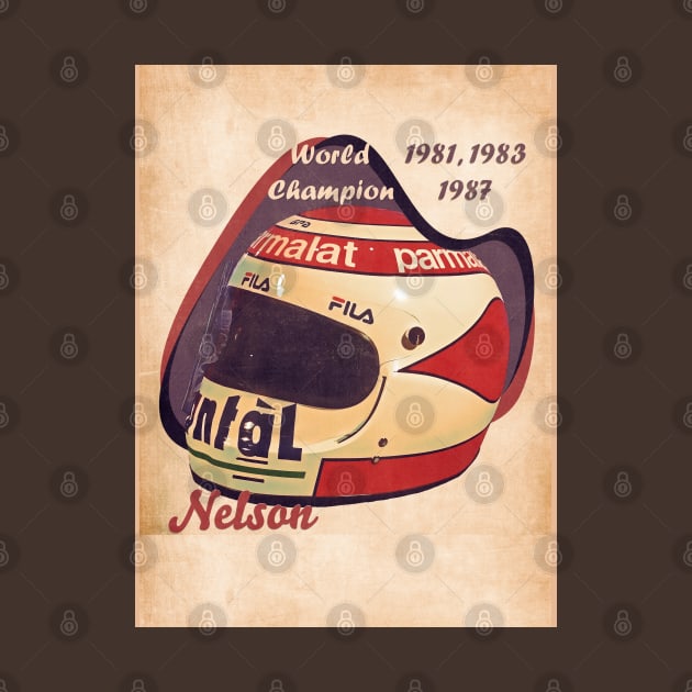 1981 Nelson Piquet by Popcult Posters