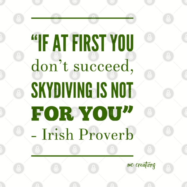 Irish Proverb by MC Creations