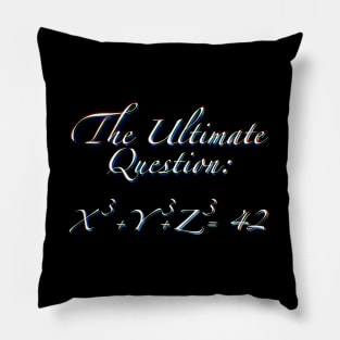 The Ultimate Question Pillow