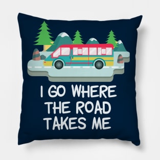 Cute RV Camper World Traveler Pillow