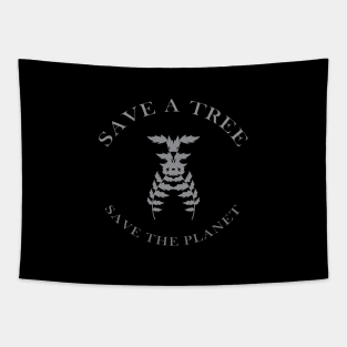 save a tree save the planet Tapestry