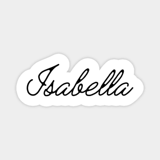 Isabella Name in Cursive Magnet