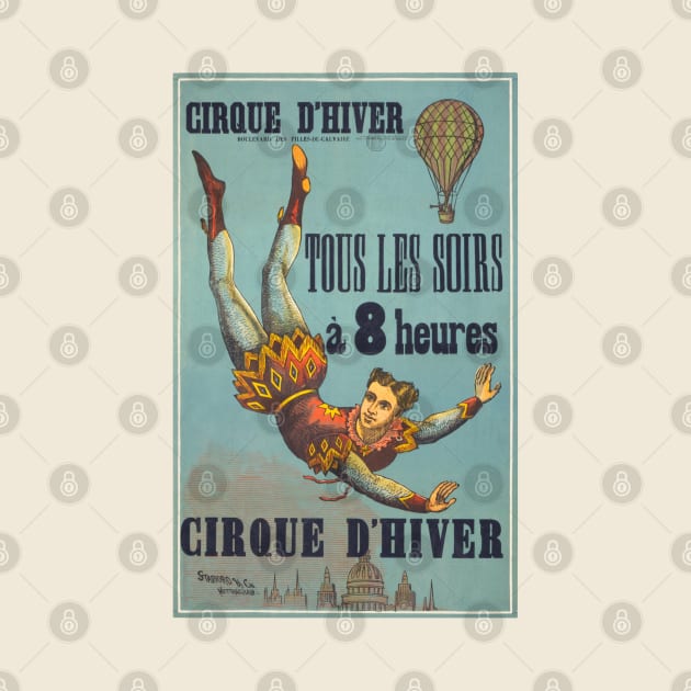 Vintage French Circus Poster by Antiquated Art