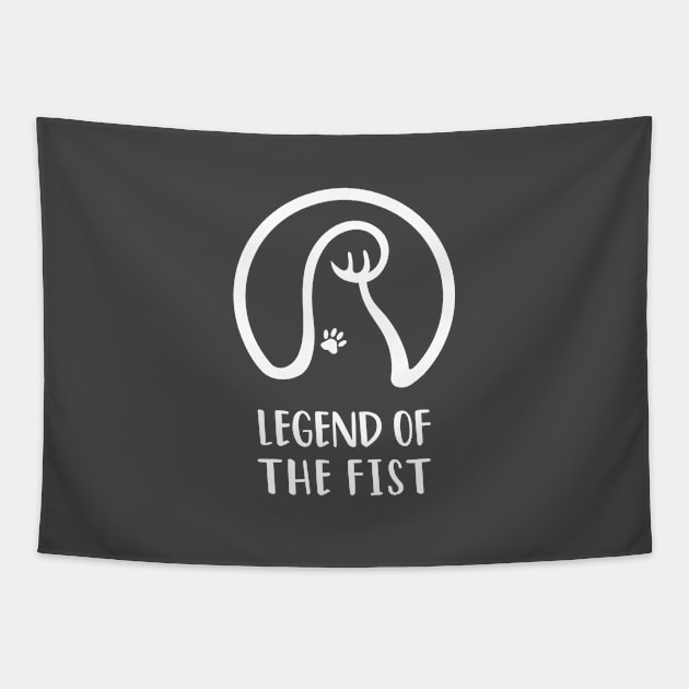 legend of the fist Tapestry by doodletales
