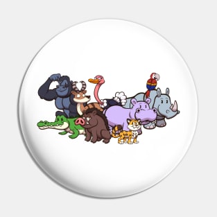 Cute Wildlife Animals Pin