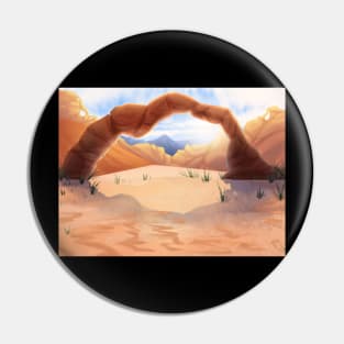 Desert Rock Arch Pin