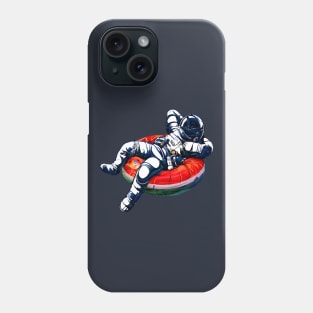 funny astronaut Inflatable sea space , stars , galaxy , funny , moon , universe , cute , cosmonaut , astronomy , planets Phone Case