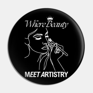 Makeup Artist Pin