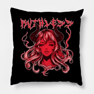 ruthless demoness Pillow