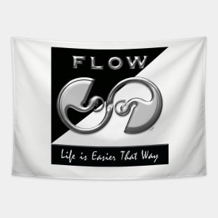 Flow (Life is Easier That Way) Tapestry