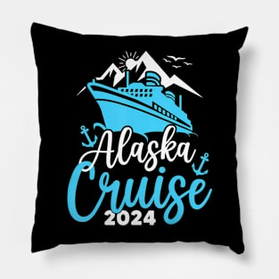 Alaska Cruise 2024 Family Summer Vacation Travel Pillow