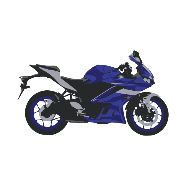 Motorcycle Yamaha YZF-R3 by WiredDesigns