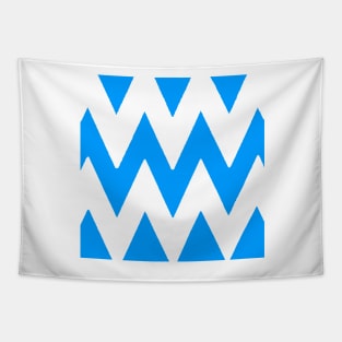 Chevron Blue Tapestry