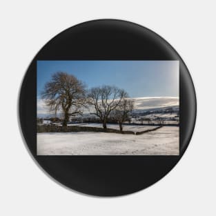 Snow Covered Yorkshire Dales Pin