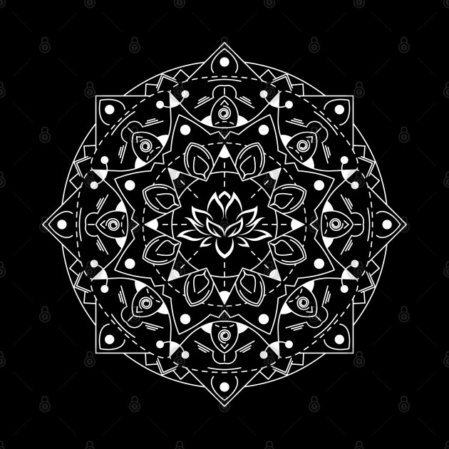 Lotus Flower Mandala by CelestialStudio