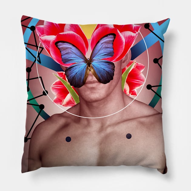 cool man Pillow by MARK ASHKENAZI