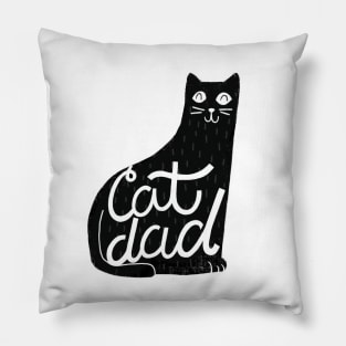 Cat Dad Pillow